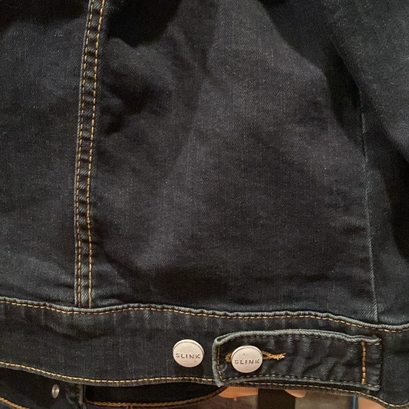SLINK JEANS Trucker Jacket Button Front size 2 ( 18-20) - Picture 11 of 14